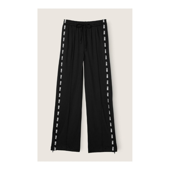 NWOT Victoria Secret PINK Active Wide Leg Track Pants Small & Large - Picture 2 of 5